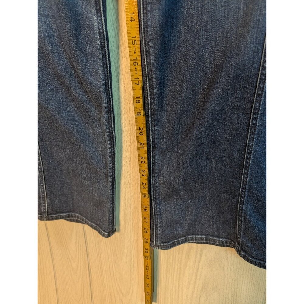 American Eagle Jeans Women 20 Super High-Rise Baggy Wide Leg Blue Dark Wash - Picture 12 of 12